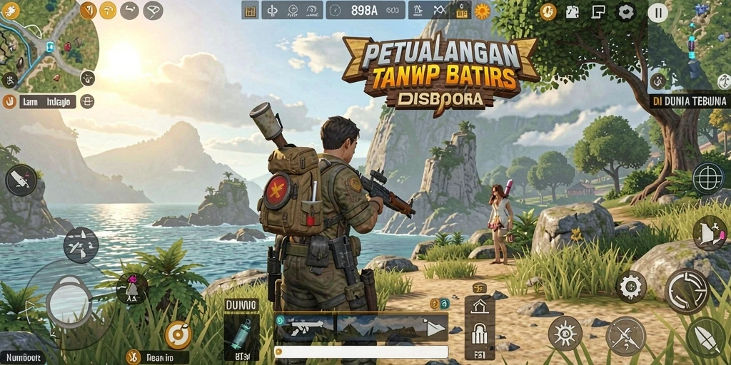 Gameplay menakjubkan dalam dunia terbuka di 898A.