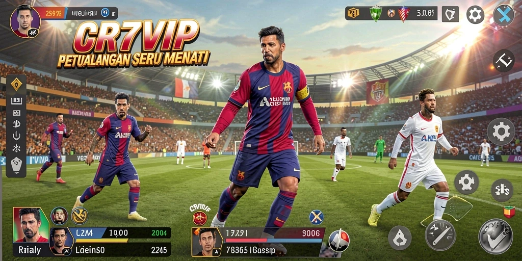 Tangkap momen seru dari gameplay petualangan CR7VIP.