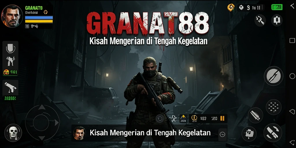 Menampilkan momen mencekam dalam gameplay Horror yang mendebarkan.