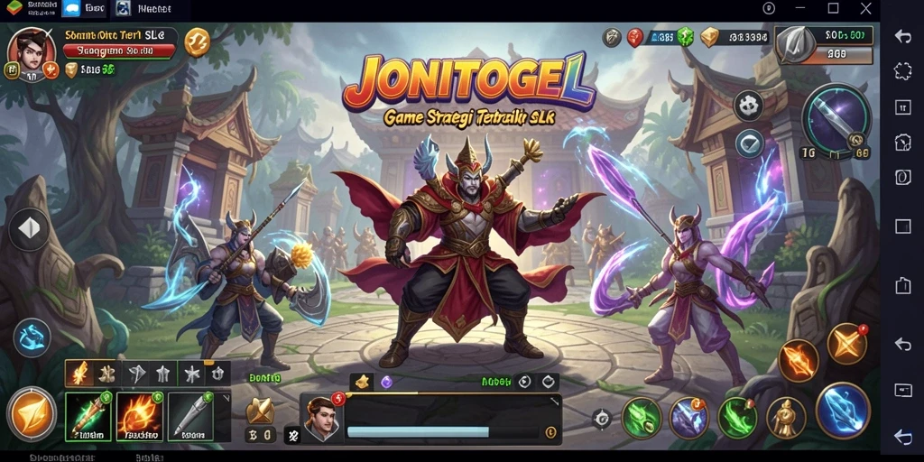 Tampilan gameplay seru dan strategi menantang di JONITOGEL.