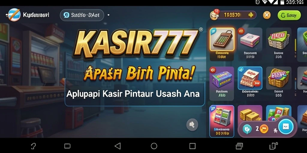Tampilan antarmuka KASIR777 yang modern dan fungsional.