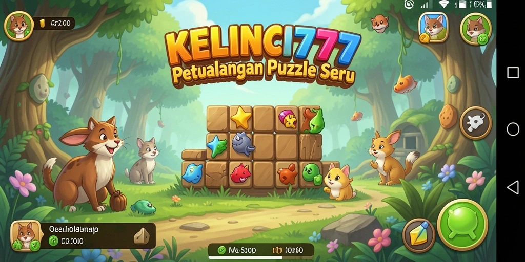 Tampilan gameplay seru dan menarik di KELINCI777.