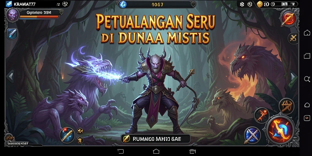 Tampilan screenshot KRAMAT77 dengan petualangan mendebarkan.
