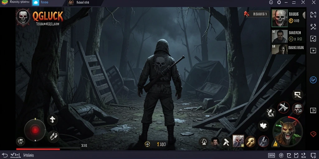 Gameplay mencekam di dalam kegelapan QGLUCK.