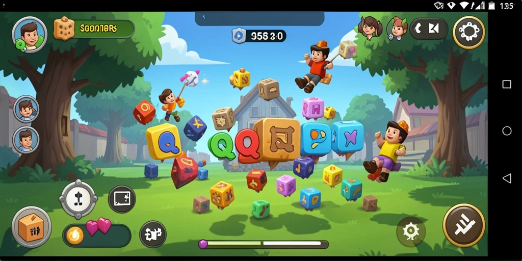 Tampilan gameplay QQRP menampilkan berbagai tantangan puzzle yang menarik.