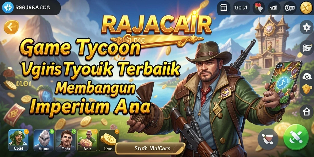 Tangkapan layar gameplay RAJACAIR yang menunjukkan strategi Tycoon.