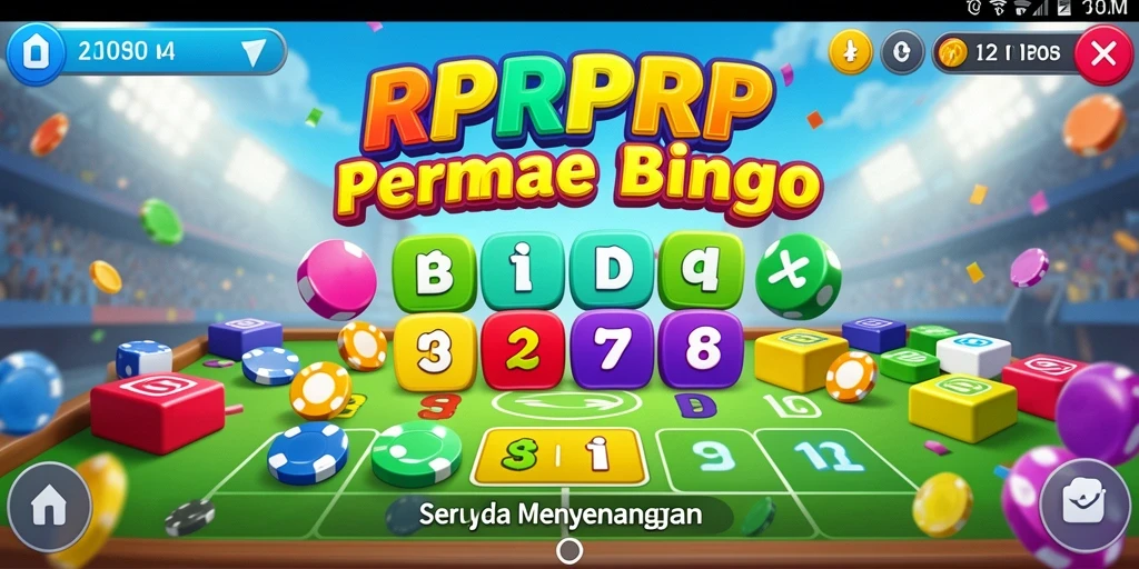 Screenshot menunjukkan pemain asyik bermain Bingo di RPRPRP.
