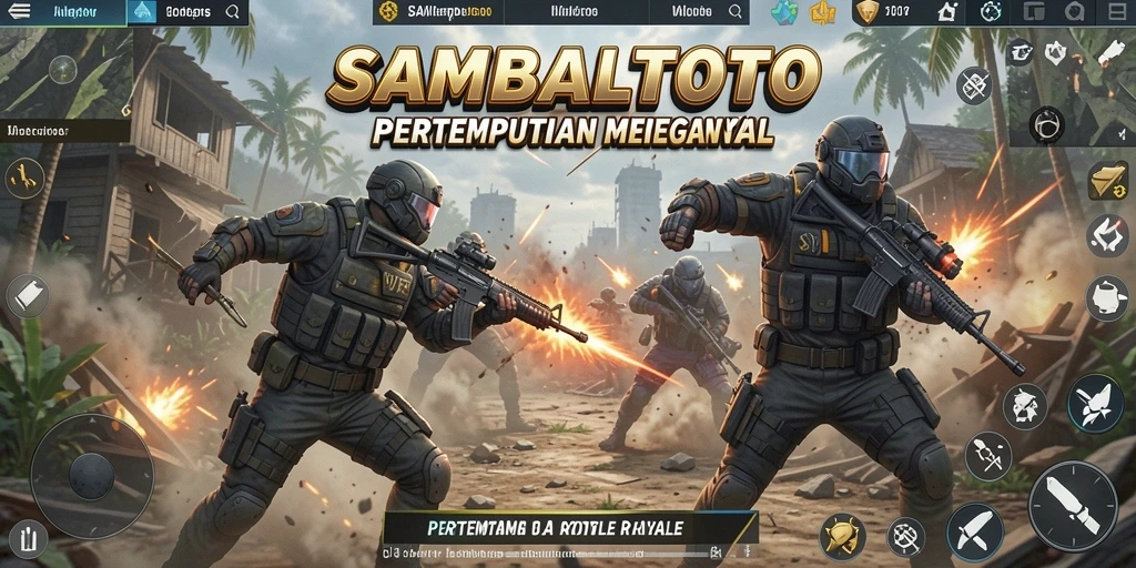 Gameplay menegangkan di SAMBALTOTO dengan pertempuran seru antar pemain.