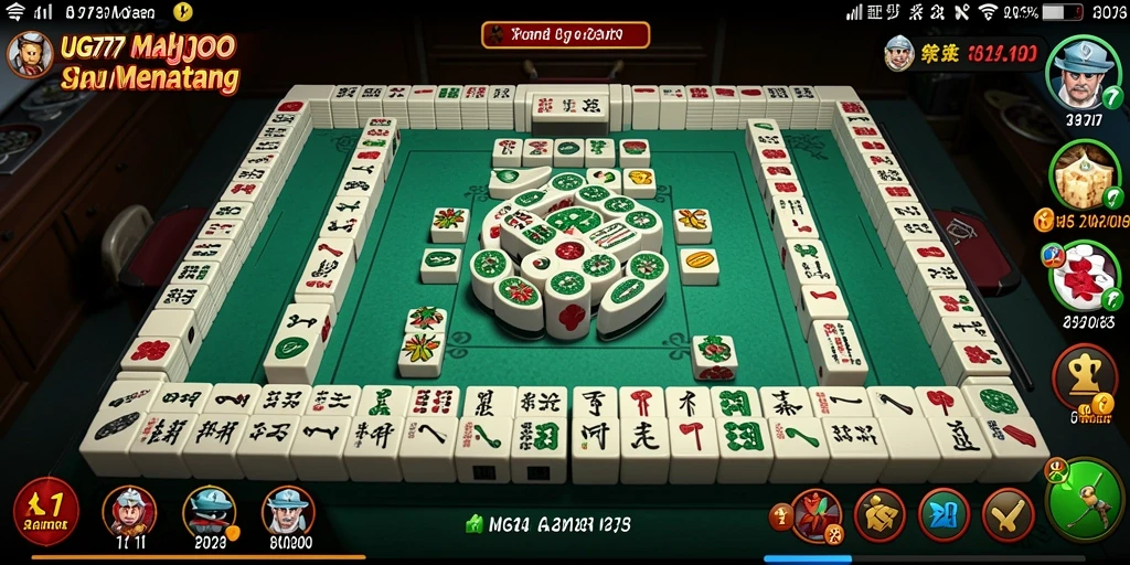 Tampilan gameplay Mahjong yang menawan di UG777.