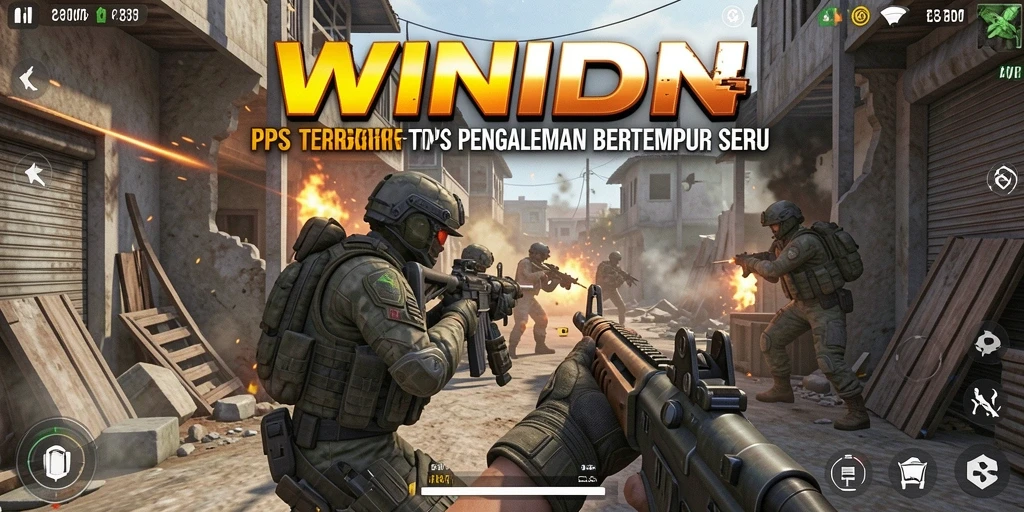 Menampilkan aksi seru dalam gameplay TPS di WINIDN.