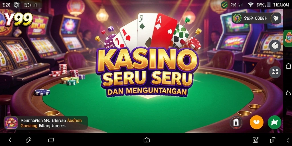 Tampilan menarik gameplay Kasino di Y89 dengan berbagai pilihan permainan.