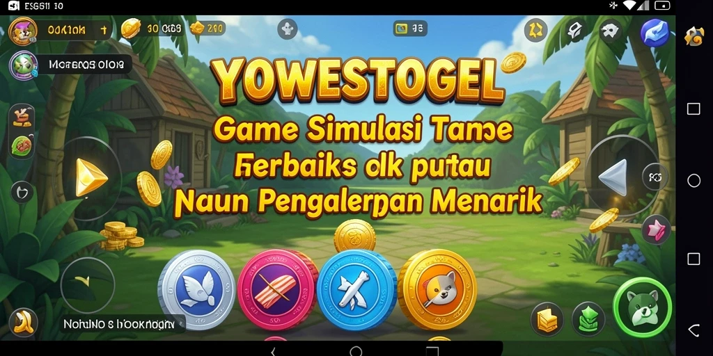 Tampilan utama gameplay YOWESTOGEL yang menunjukkan pengalaman simulasi mendalam.