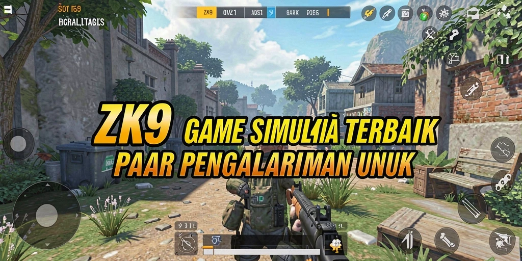 Tangkapan layar gameplay ZK9 yang menarik dengan visual menakjubkan.